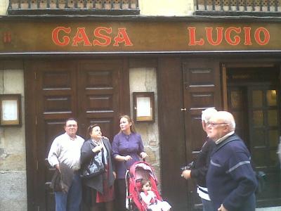 FUIMOS A COMER A CASA LUCIO MADRID